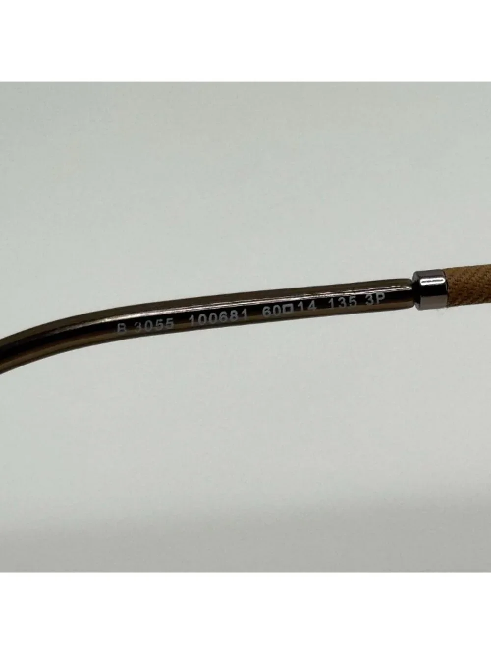 Burberry Sunglasses B 3055 100681 Polarized Italy 60-14-135 B